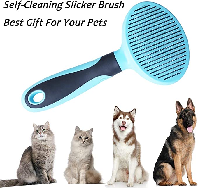 DELE Brush for Cats and Dogs, Helps with Deshedding and Removing the Extra Fur, Pet Grooming