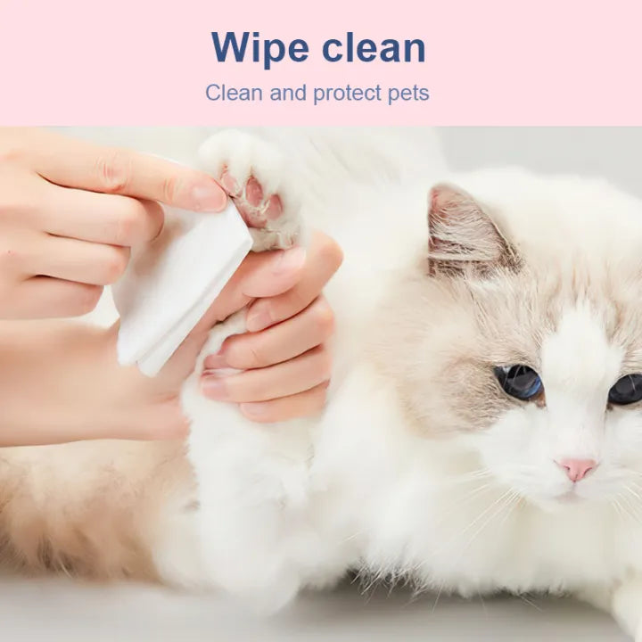 Pet Wipes - Alcohol Free Plant Based Pet Grooming Wipes for Dog or Cat